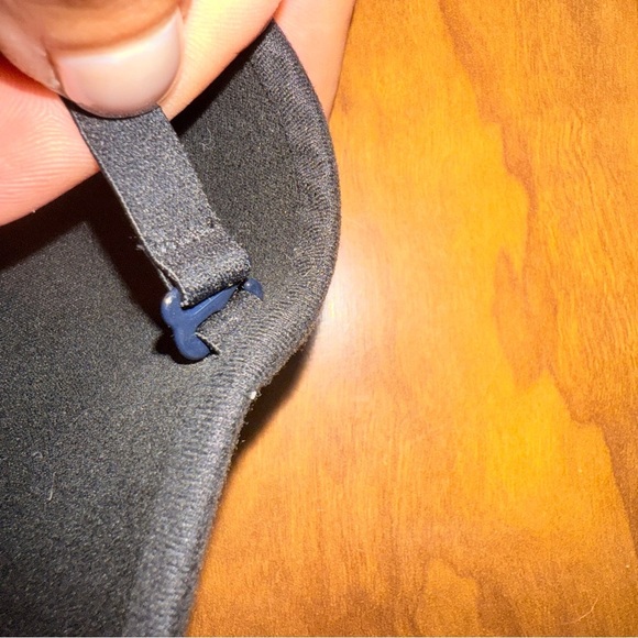 VICTORIAS SECRET Lined Strapless Bra Padding Black 32B - Picture 3 of 4